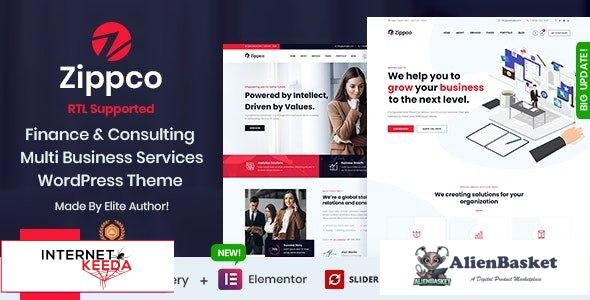 100862  Zippco v1.4 - Business and Finance Consulting WordPress Theme 