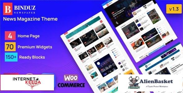 100938  Binduz v1.3 - WordPress News Magazine Theme 