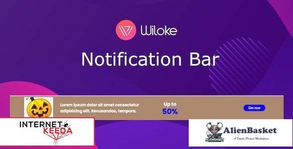 100993  Wiloke Notification Bar v1.0.0 
