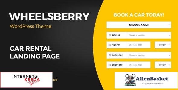 101027  Wheelsberry v1.2.8 – Car Rental WordPress Theme / Landing Page 