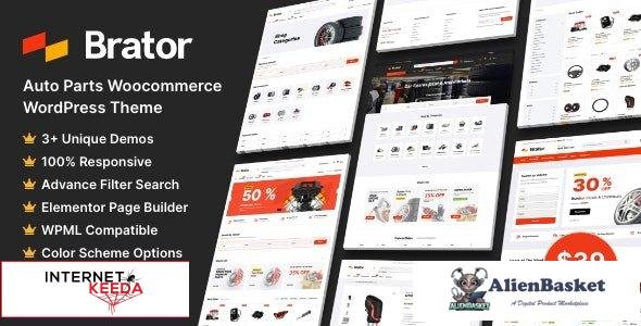 101091  Brator v1.8 - Auto Parts WooCommerce WordPress Theme 