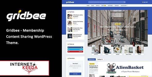 101141  Gridbee v1.3 - Content Sharing WordPress Theme 