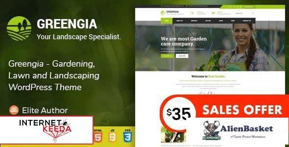 101154  Greengia v2.1 - Gardening, Lawn and Landscaping WordPress Theme 