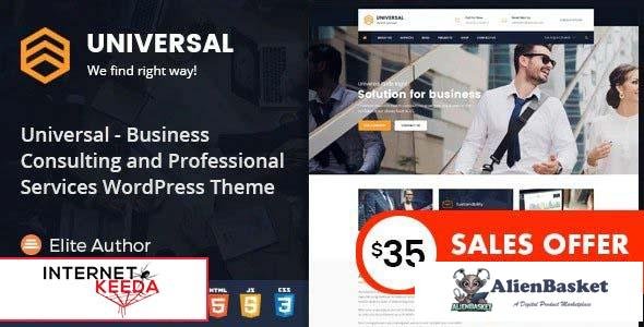 101290  Universal v2.6 - Business Consulting and Professional Services WordPress Theme 