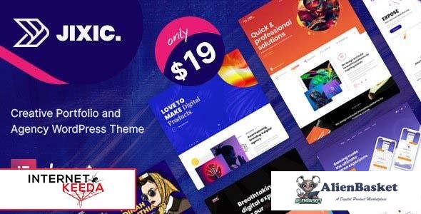 112687  Jixic v1.7 - Creative Portfolio & Agency WordPress Theme 