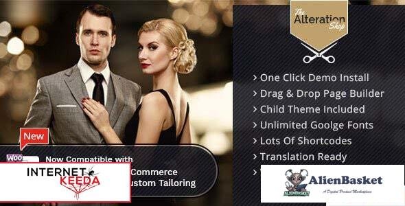 101337  Alteration Shop v1.5 - WordPress WooCommerce Theme for Tailors 