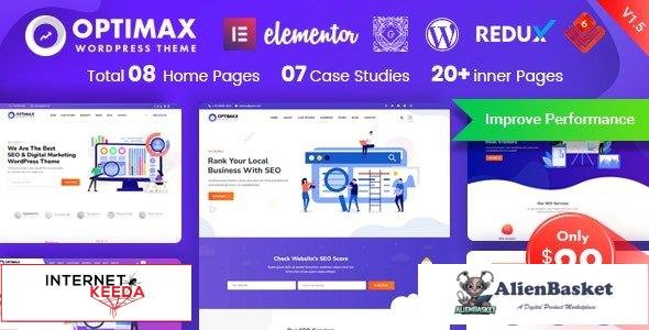 103256  Optimax v2.0 - SEO & Marketing WordPress Theme 