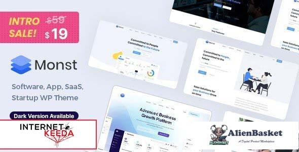 107651  Monst v1.2 - Saas Startup WordPress Theme 