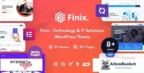 101407  Finix v1.4 - Technology & IT Solutions WordPress Theme 