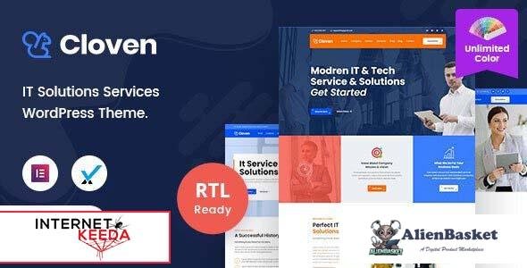 101429  Cloven v2.0 - IT Solutions Services Company WordPress Theme + RTL 