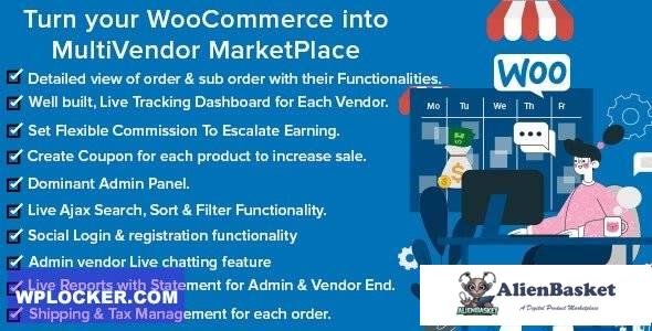 101444  Mercado Pro v1.4.0 - Turn your WooCommerce into Multi Vendor Marketplace 