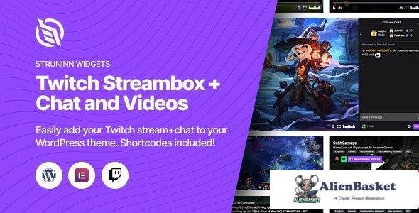 101645  Struninn - Twitch Streambox with Chat and Videos v1.0.0 