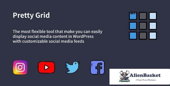 101747  Pretty Grid v1.0.2 - WordPress Social Feed Gallery Plugin 