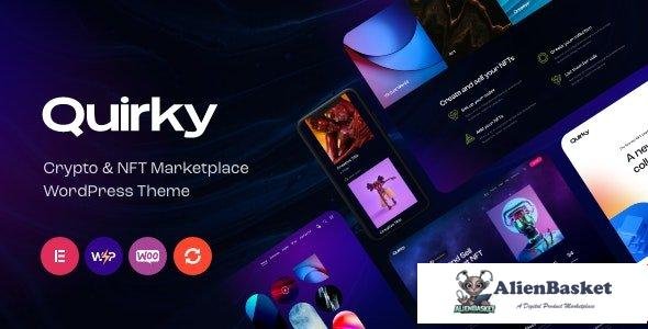 101838  Quirky v1.0.0 - NFT, Token & Blockchain WCFM Marketplace WordPress Theme 