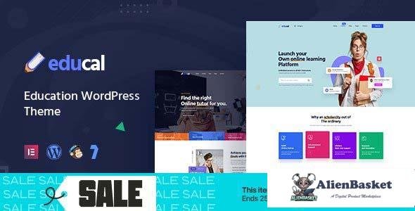 102124  Educal v1.2.6 - Online Courses & Education WordPress Theme + RTL 