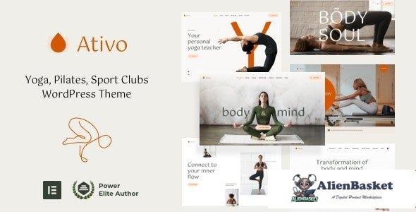 106173  Ativo v6.2 - Pilates Yoga WordPress Theme 