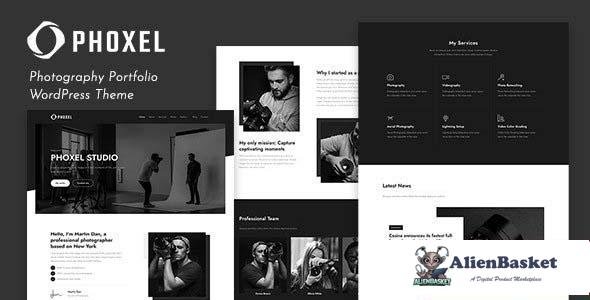 101969  Phoxel v1.0 - Photography Portfolio WordPress Theme 