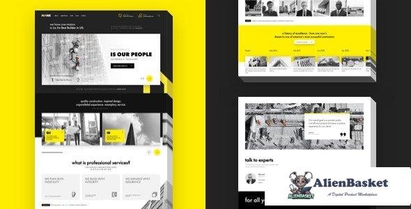 101970  Hank v1.0.8 - Construction WordPress theme 