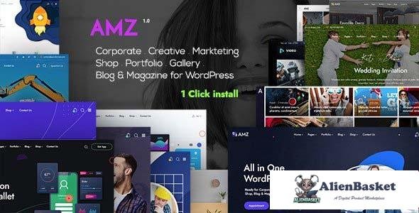 101973  AMZ v1.0 - All in One Creative WordPress Theme 