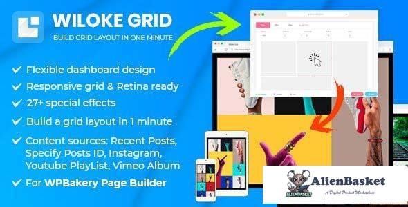 102064  Wiloke Grid v1.0.1 - For WPBakery Page Builder (Visual Composer) 