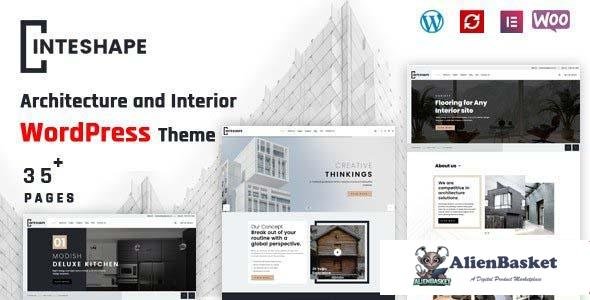 102074  Inteshape v1.3 - Architecture and Interior WordPress Theme 