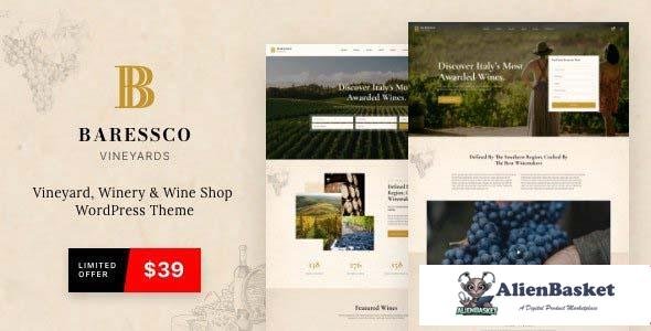 102101  Baressco v1.0.1 - Wine, Vineyard & Winery WordPress Theme 