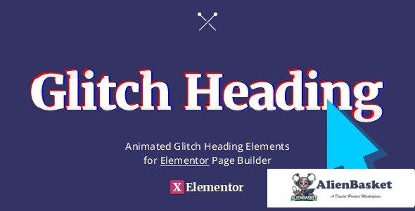 102230  Glitch Heading for Elementor v1.0.0 