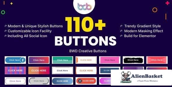 102311  BWD creative buttons elementor addon v1.0 