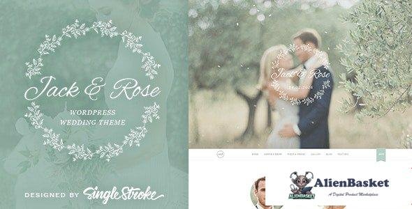 102339  Jack & Rose v1.5.9 - A Whimsical WordPress Wedding Theme 