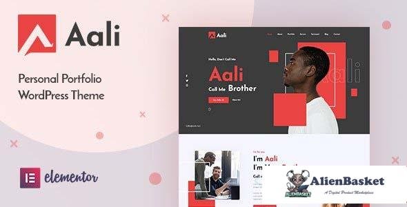 102376  Aali v1.0 - Personal Portfolio WordPress Theme 