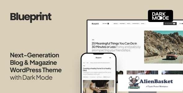 103464  Blueprint v1.0.6 - Next-Generation Blog & Magazine Theme 
