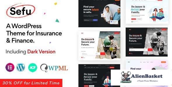 105179  Sefu v0.1.5 - Insurance & Finance WordPress Theme 