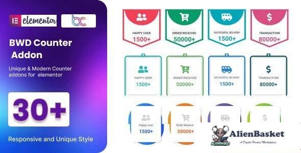 102515  BWD Counter addon for elementor v1.0 