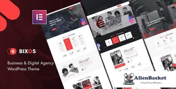 107377  Bixos v1.0.3 - Business & Digital Agency WordPress Theme 