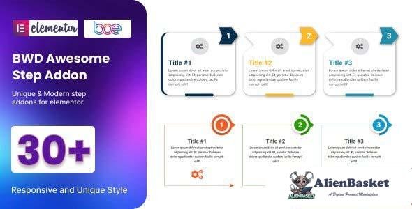 102535  BWD Attractive Step addon for elementor v1.0 