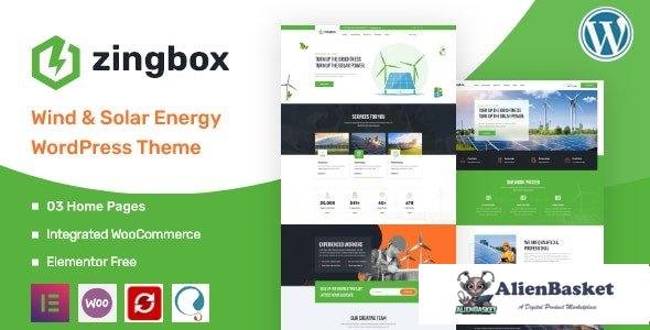 109140  Zingbox v1.0.8 – Wind & Solar Energy WordPress Theme 
