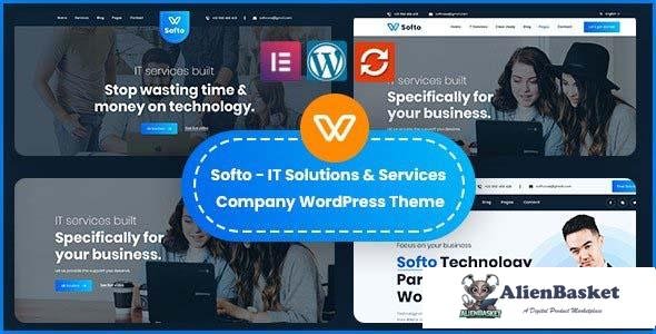 102548  Softo v1.1 - IT Solutions & Services WordPress Theme 