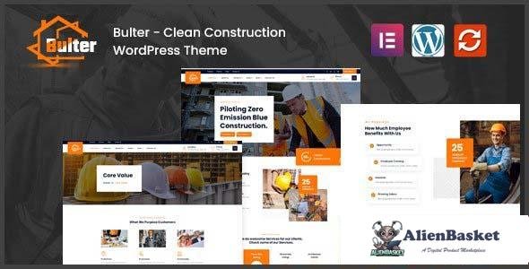 106996  Bulter v1.0.6 - Clean Construction WordPress Theme 