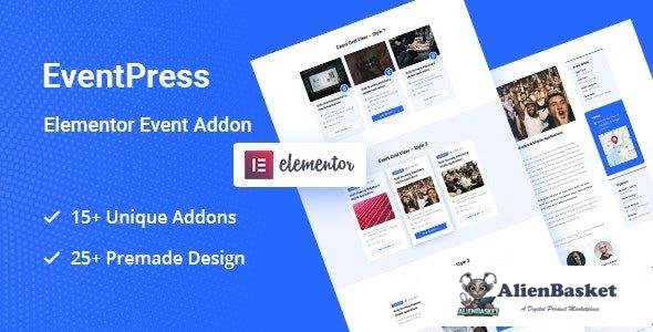107592  EventPress v1.0.7 - Elementor Events Addon 