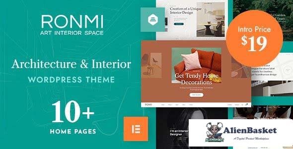 102575  Ronmi v1.1 - Architecture and Interior Design WordPress Theme 