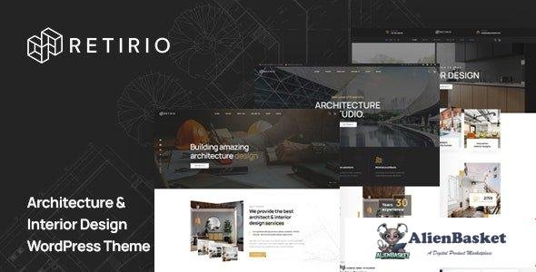 102576  Retirio - Architecture and Interior WordPress Theme 