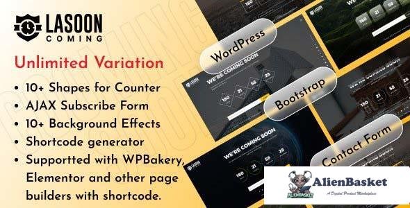 102577  Lasoon v1.0 - Coming Soon / Maintenance Mode WordPress Plugin 