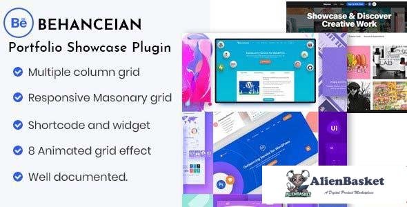 102624  Behanceian v1.2 - behance portfolio showcase plugin 