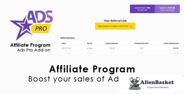 102665  WordPress Affiliate Program v1.0.4 - Ads Pro AP add-on 