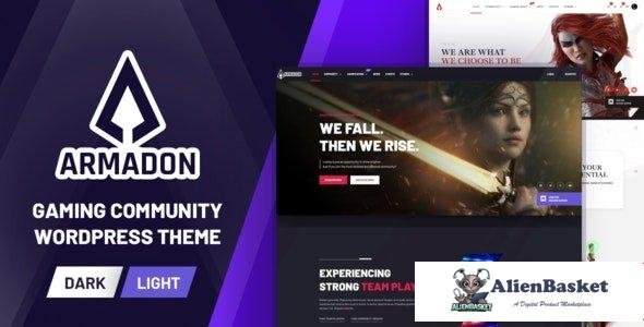 108030  Armadon v1.2.0 - Gaming Community WordPress Theme 