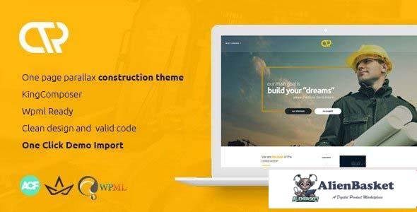 102832  Consta v1.0 - One Page Construction WordPress Theme 