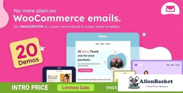 103363  Email Creator v1.0.10 - WooCommerce Email Template Customizer 