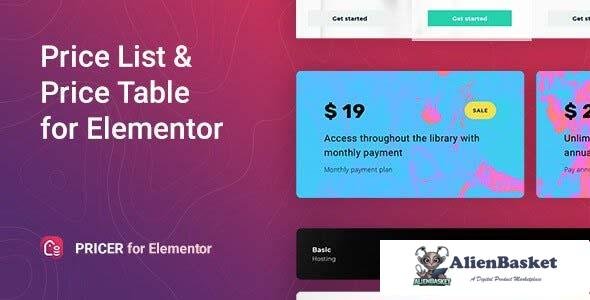 102913  Pricer v1.0.6 - Price List for Elementor 