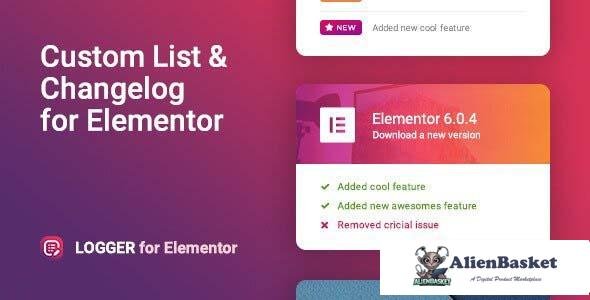 102915  Logger v1.0.7 - Changelog & Custom List for Elementor 