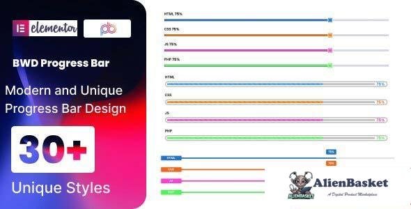 102979  Progress Bar addon for Elementor v1.0 